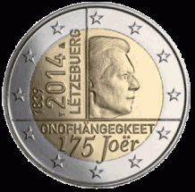 images/productimages/small/Luxemburg 2 Euro 2014a.gif